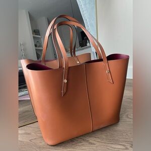 J.Crew Leather Tote Bag